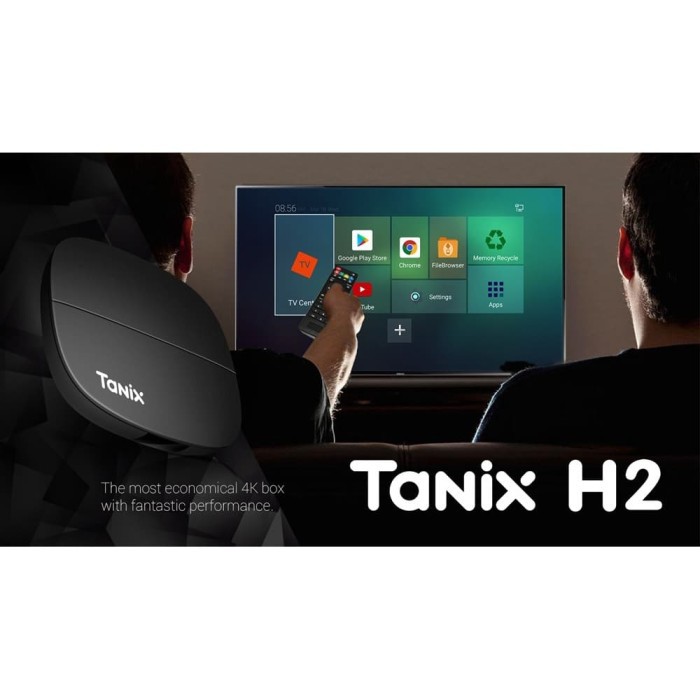 TANIX H2 Hi3798M V110 64 Bit Android 9.0 4K TV BOX 2GB/16GB 2.4G WIFI