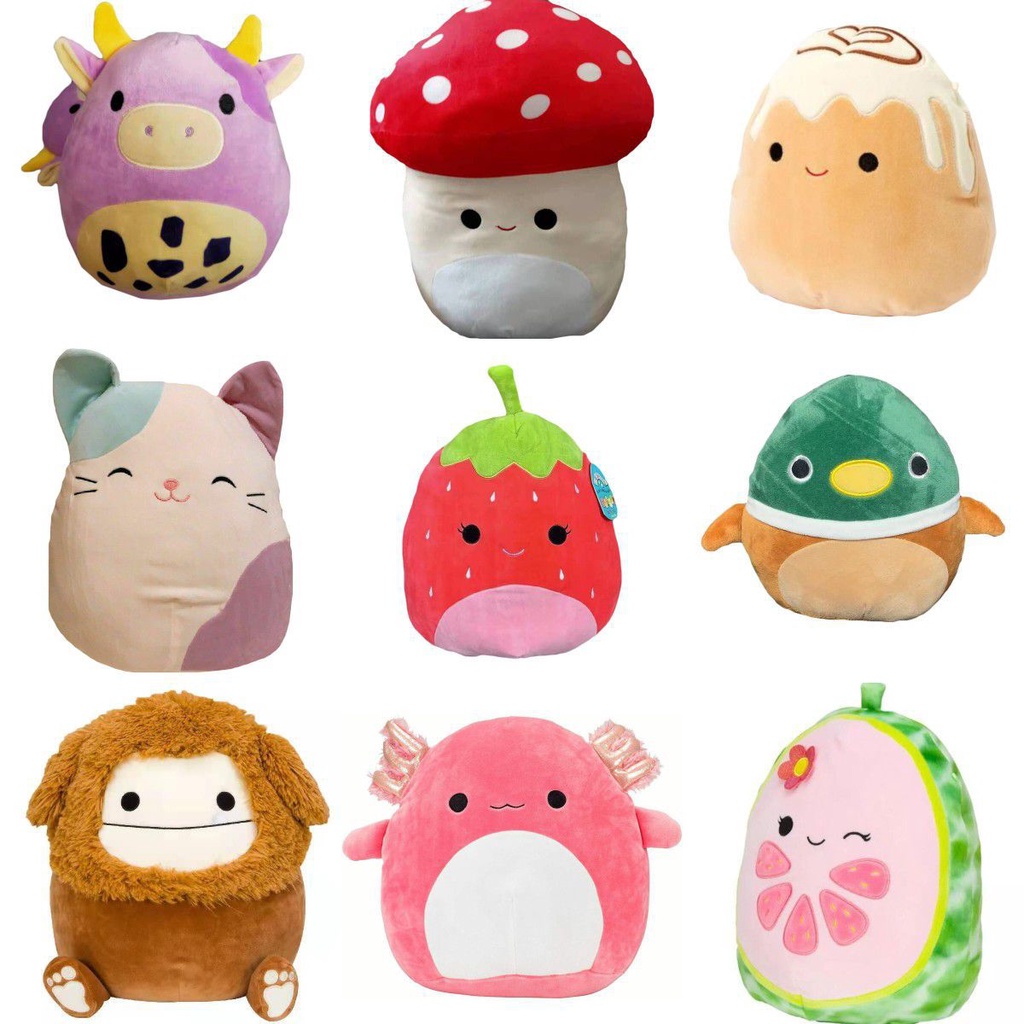 25cm/40cm Squishmallow Plush Toy Plushie Doll Stuffed Gordon Benny Malcolm Archie Avery Chanel Scarlet