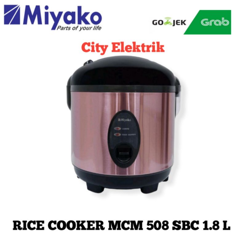 Rice Cooker / Magic Com Miyako MCM 528 1.8L Garansi Resmi