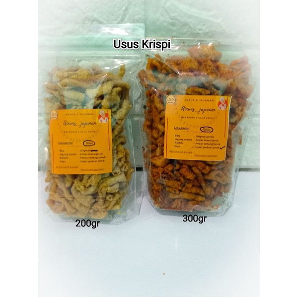 

USUS CRISPY 250gr & 350gr Ainuns_Jajanan