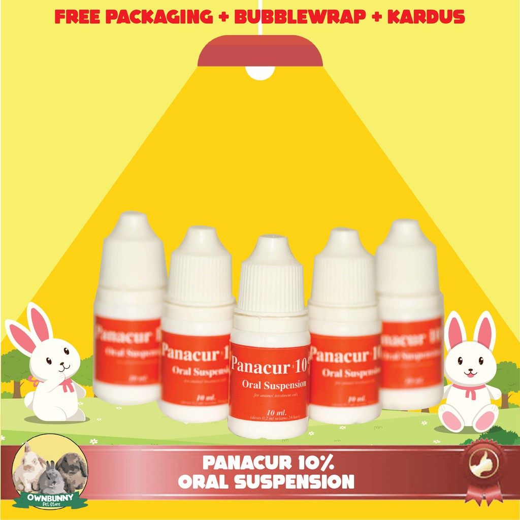 PANACUR 10% ORAL SUSPENSI OBAT CACING HEWAN