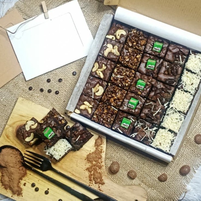

T20Re Skat Brownies Panggang Bandung Kekinian Ht51Gr