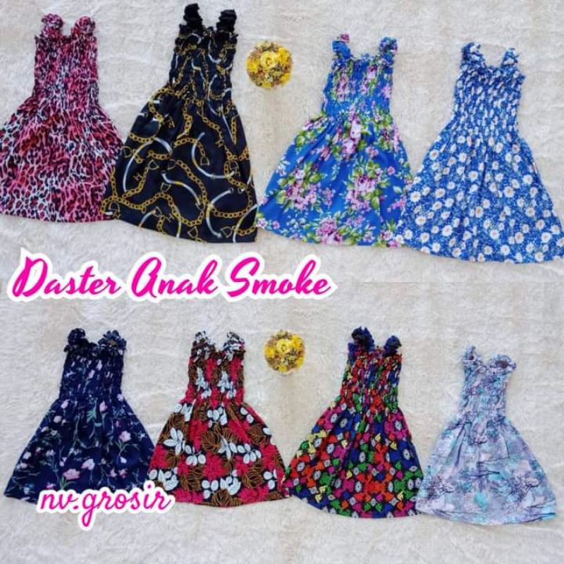 BAJU ANAK DRESS / ATASAN KERUT ( DASTER KERUT UMUR 1 - 3 TAHUN DAN 4 - 6 TAHUN )