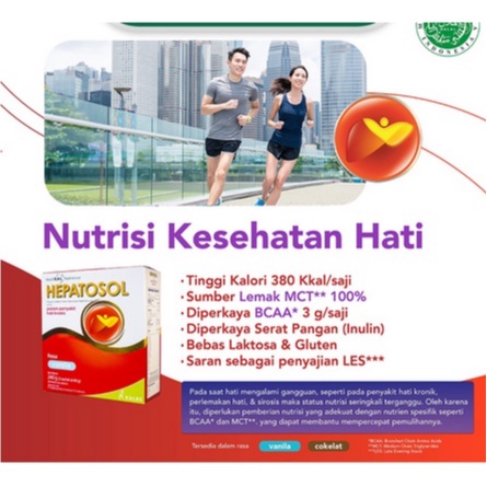 HEPATOSOL Vanila Coklat 240 g - NUTRISI KESEHATAN HATI