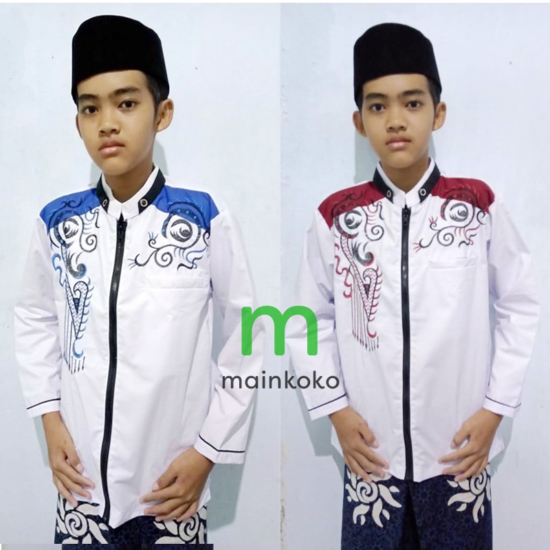 KOKO ANAK REMAJA SD SMP KOMBINASI RESLETING BORDIR