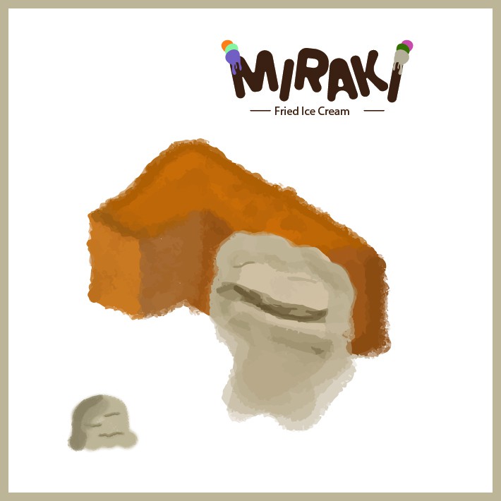 

miraki fried ice cream