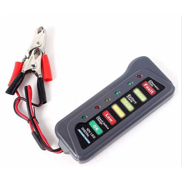 GIJ - Tirol Tester Baterai Digital 12V 6 LED