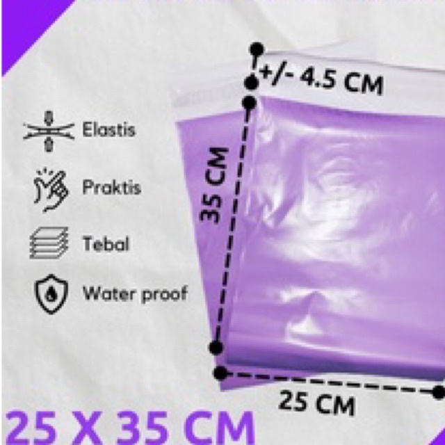 Polymailer 25x35 cm 100Pcs/ Plastik Packing PREMIUM 25 x 35 cm