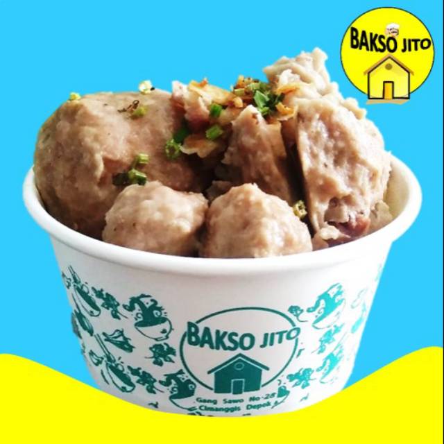 

Bakso Komplit Bakso Urat + Bakso Telur + 2 Bakso Halus, Bakso Jito, Halal, GRATIS Bumbu & Saus