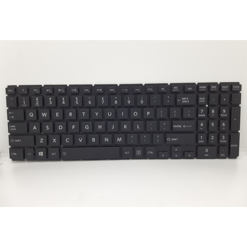Toshiba Laptop Keyboard Radius P50 P50w P55w C55-C Black NON Backlight