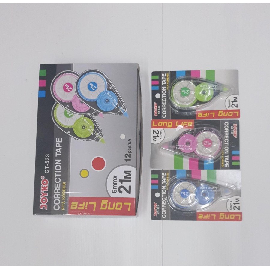 

CORRECTION TAPE JOYKO CT-533 5mm x 21m | TIP-EX