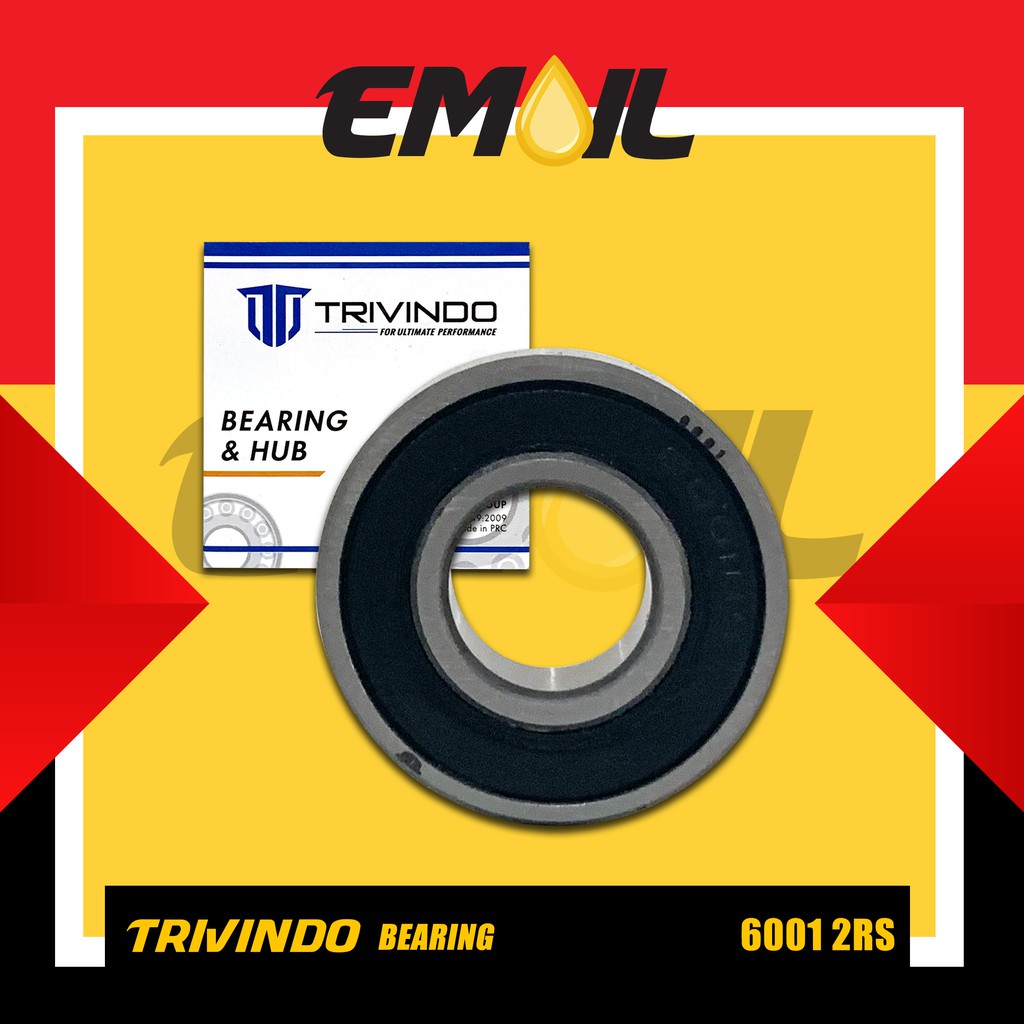 Ball bearing laher 6001 2RS Trivindo