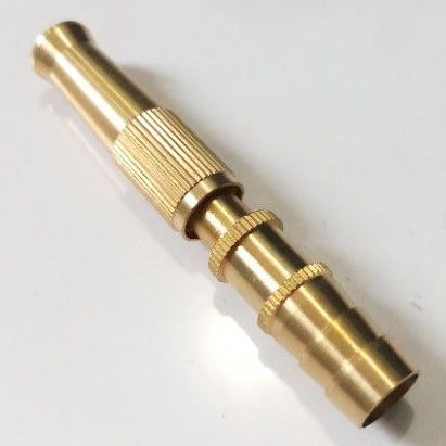 Semprotan air Lurus 1/2&quot; KUNINGAN / Hose Nozzle untuk Selang air 5/8&quot;