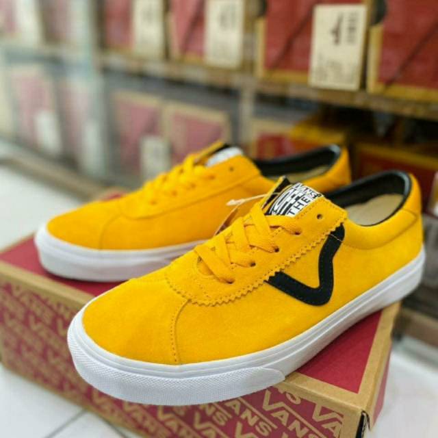 Vans Sport Cadmium Yellow Suede Ori
