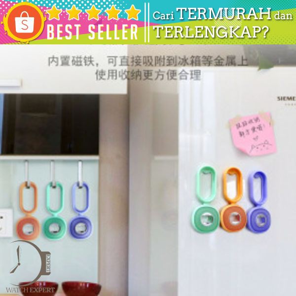 Coolz Pembuka Tutup Botol Toples Multifungsi 4 in 1 Silicone Flexible Bottle Opener - CO32 - Green