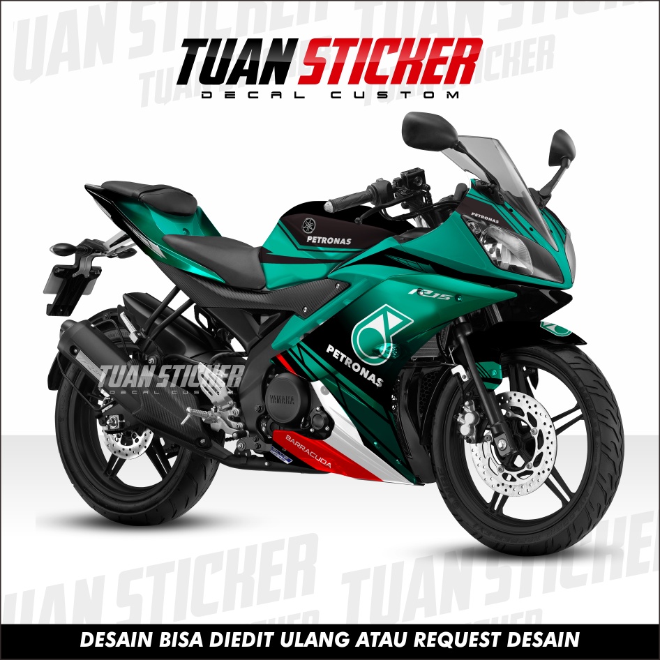 Decal Sticker Yamaha R15 V2 Full Body Sticker Decal R15 V2 Full Body Striping Full Body R15 V2 Motif