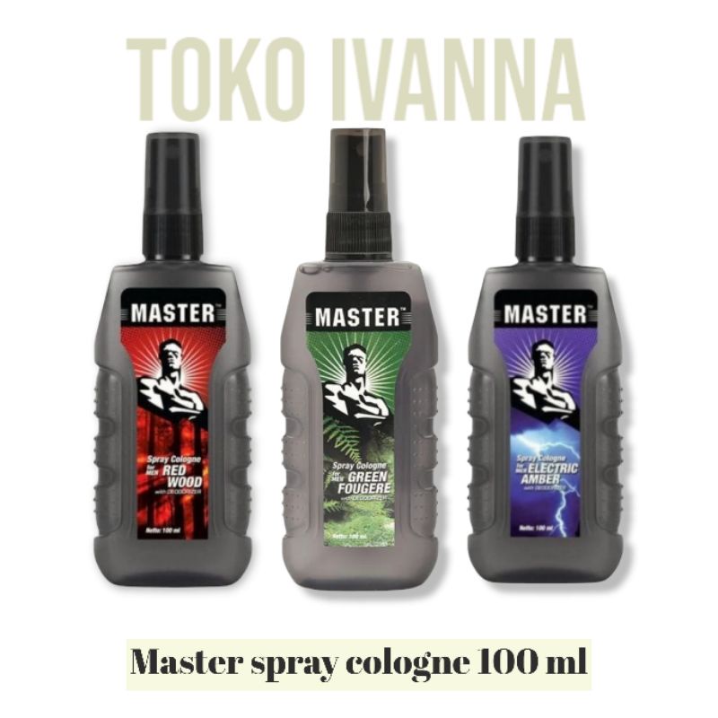 MASTER Spray Cologne Red Wood / Green Fougere / Electric Amber 100mL