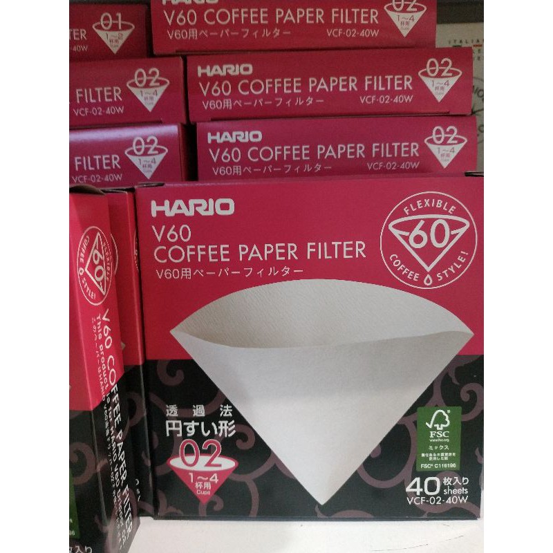 V60 Filter Coffee Paper size 02