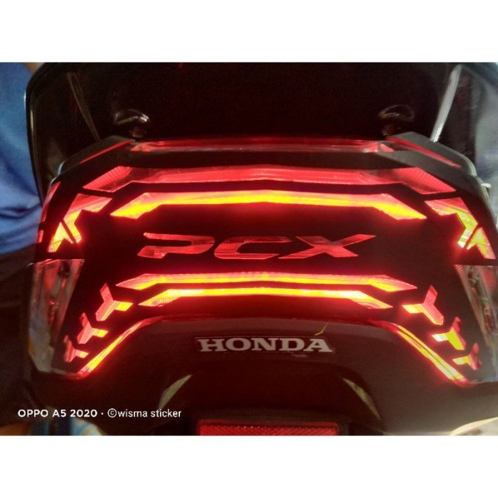 cutting Stiker Stoplamp Pcx New / Stiker Stoplamp Pcx 160