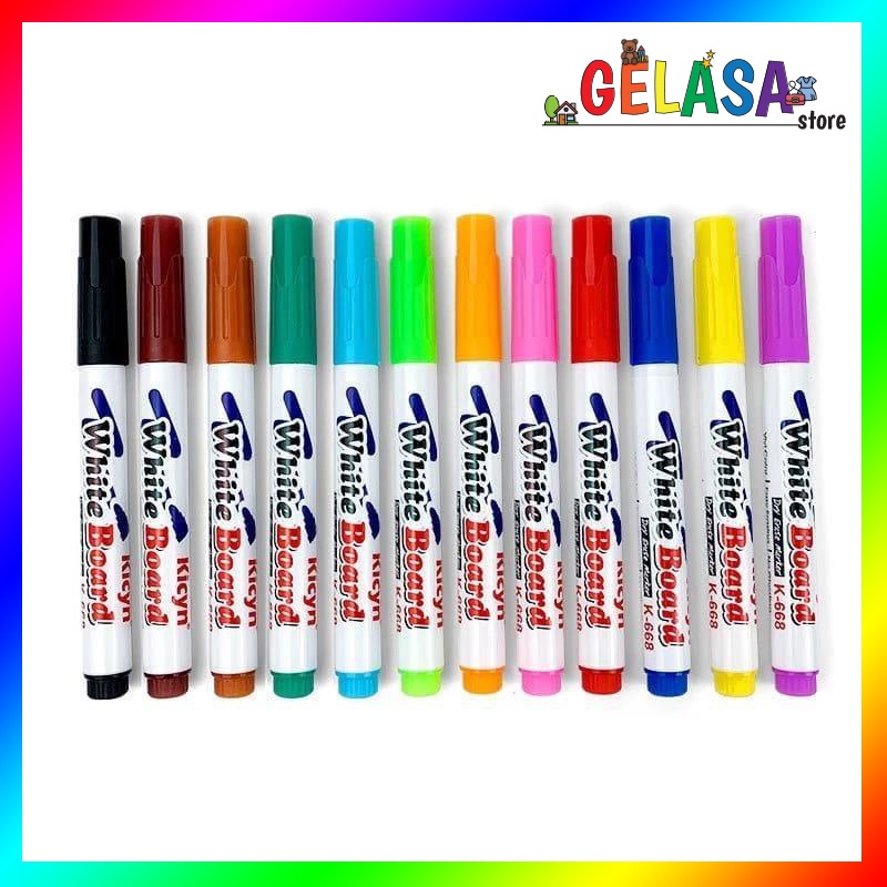 Gelasa Magic Marker Floating Pen Water Based Spidol Ajaib