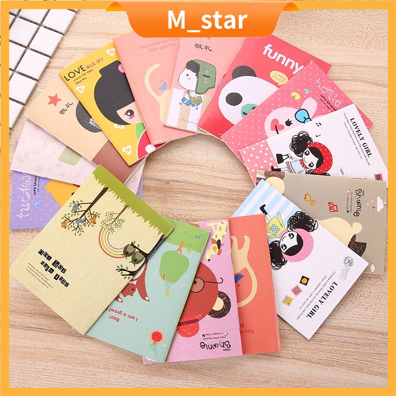 

Buku Tulis Mini Motif Kartun / Note Book Mini Cartoon / Book Notepad Karakter Buku Tulis Memo Kecil Murah Import