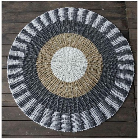 RUG ANYAMAN SEAGRASS 100-120CM / KARPET ANYAMAN / KARPET BULAT / FLOOR MAT KOTAK / FLOORMAT OVAL