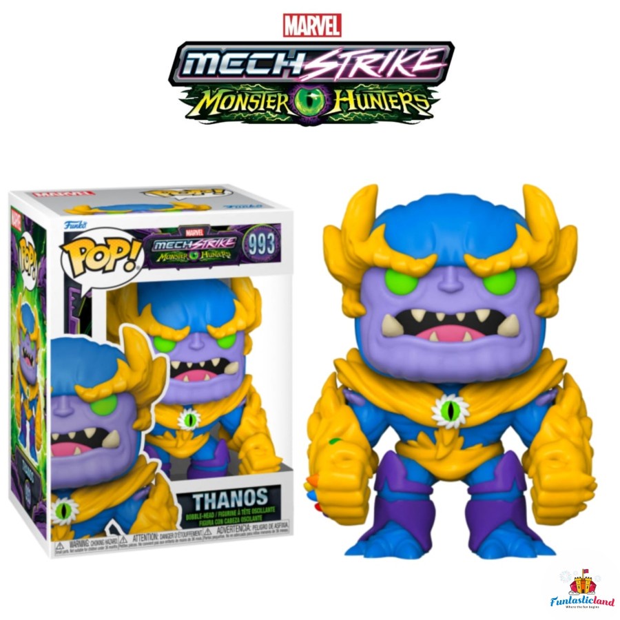 Original Funko POP Marvel Mech Strike: Monster Hunters - Thanos #993
