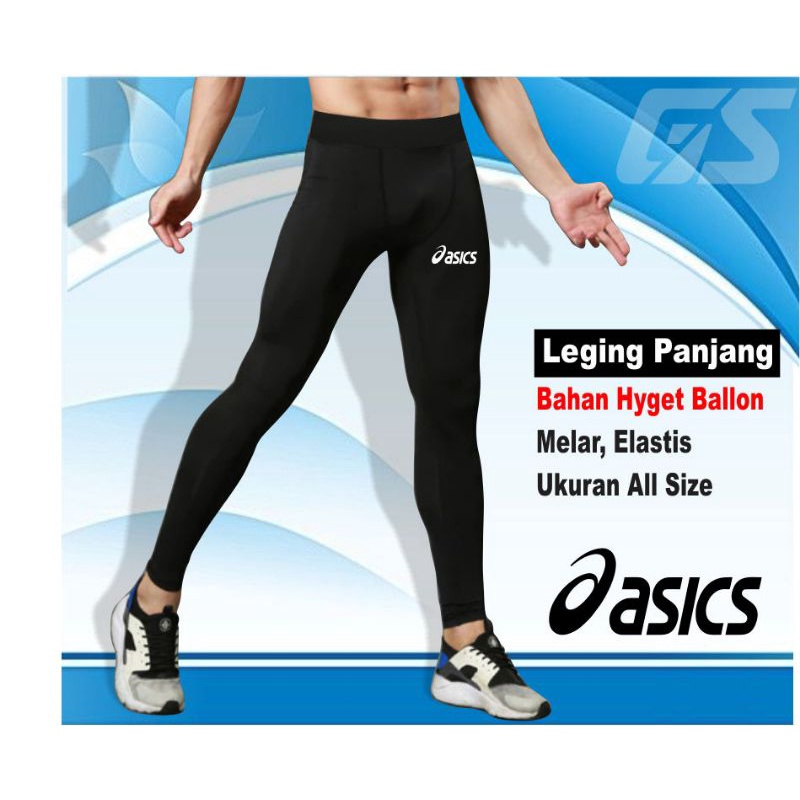 Leging olahraga badminton ahsan bawahan badminton futsal  pria wanita-asic
