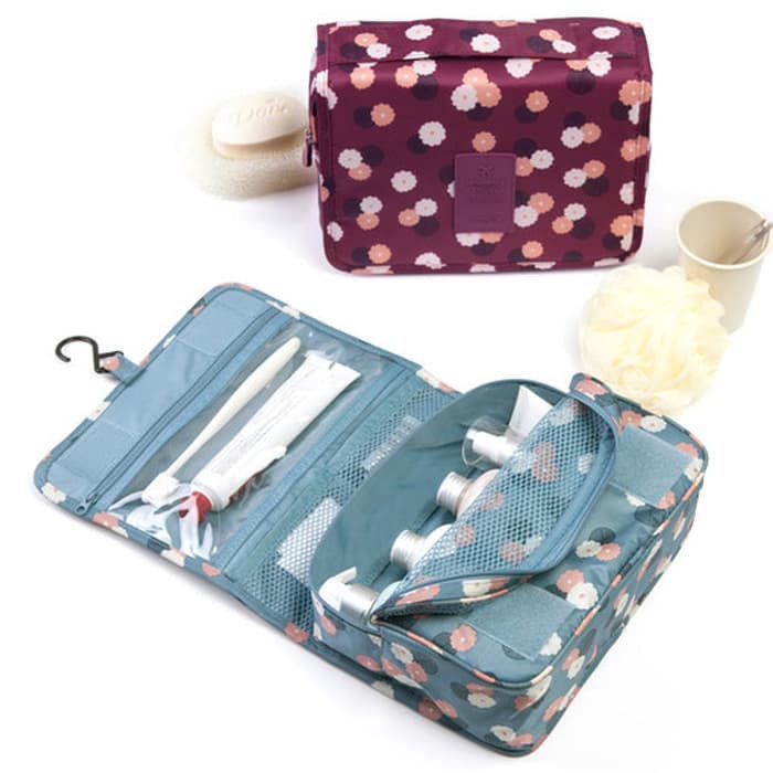 CIVETO Korea travel hanging / gantung toiletry kosmetik pouch bag organizer