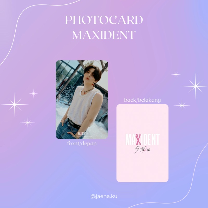 [STRAY KIDS] PHOTOCARD MAXIDENT STRAY KIDS ‼️BACA DESKRIPSI‼️