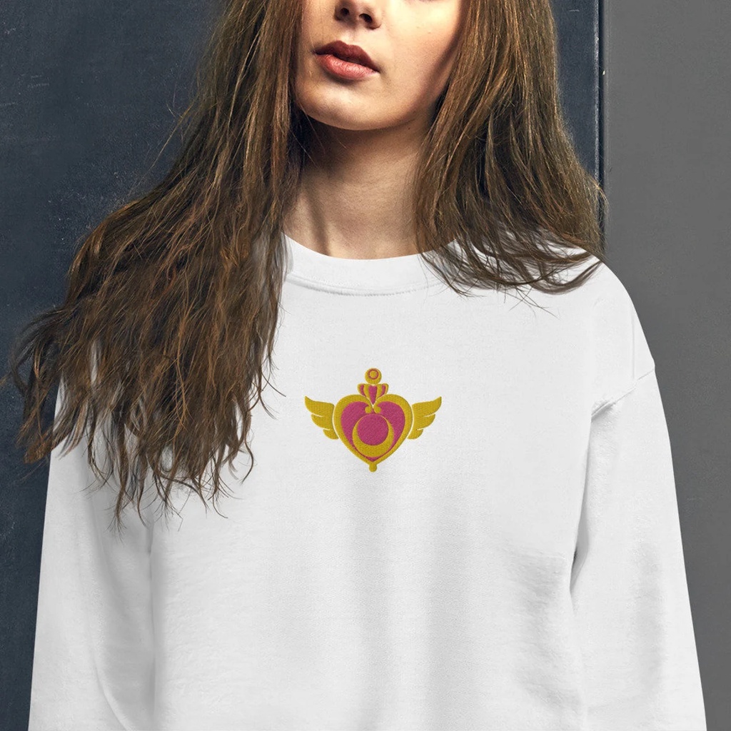 Crewneck Magic Wand Sailor Moon Logo Anime Manga Premium Unisex