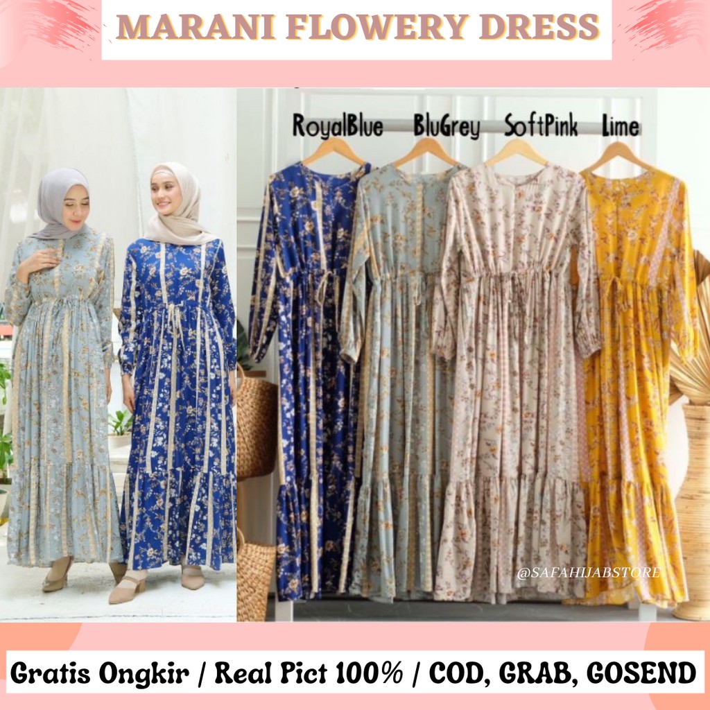 MARANI FLOWERY DRESS FREE MASKER