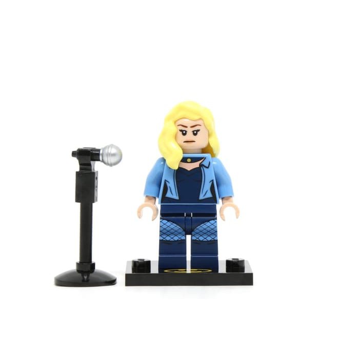 mkmn-660 Lego Minifigures The Batman Movie Series 2 Black Canary (71020)