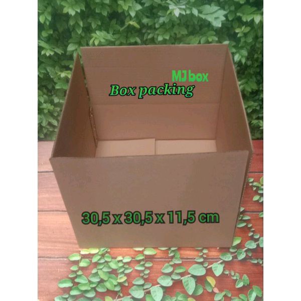 

kardus karton uk, 30,5x30,5x11,5 cm... ST single wall kotak packing serbaguna kualitas premium