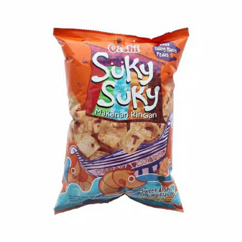 

OISHI SUKY SUKY RASA UDANG MANIS PEDAS SWEET AND SPICY SHRIMP FLAVOR