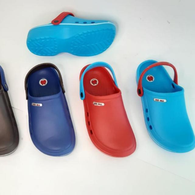 ➥ SEPATU SANDAL MODEL CROCS# Sandal karet cowok/ pria ➼