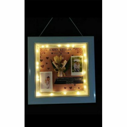 

pigura 3d kado wedding ultah anniv .frame gift scarpbok