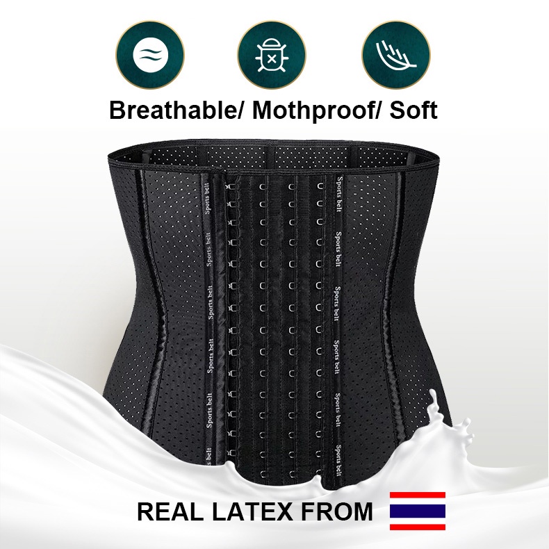 【Wetrose】Premium Corset Wanita Postpartum Bernapas Mothproof Baja Lembut 9 Tulang Lateks Latex Inti Waist Chicher Korset Melahirkan Pembentuk