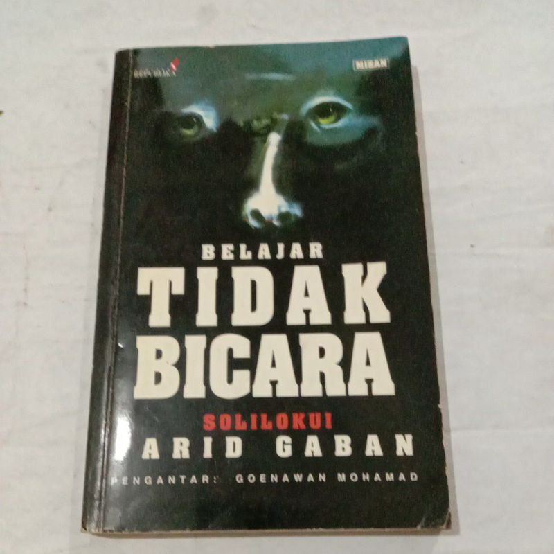 Belajar Tidak Bicara Soliloki by Farid Gaban