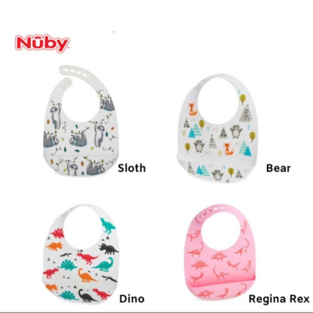 NUBY SILICONE BIB PRINT