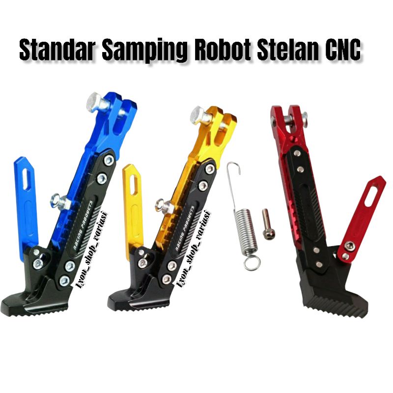 Standar Samping Robot CNC Universal Bisa Di Stel Panjang Pendek universal warna warni