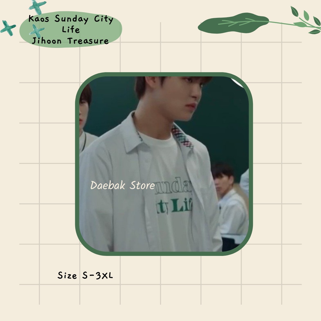 Kaos Jihoon Treasure Sunday City Life