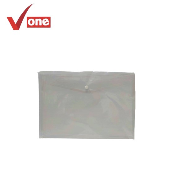 V One Map Plastik Kancing 1 Folio - Ecer