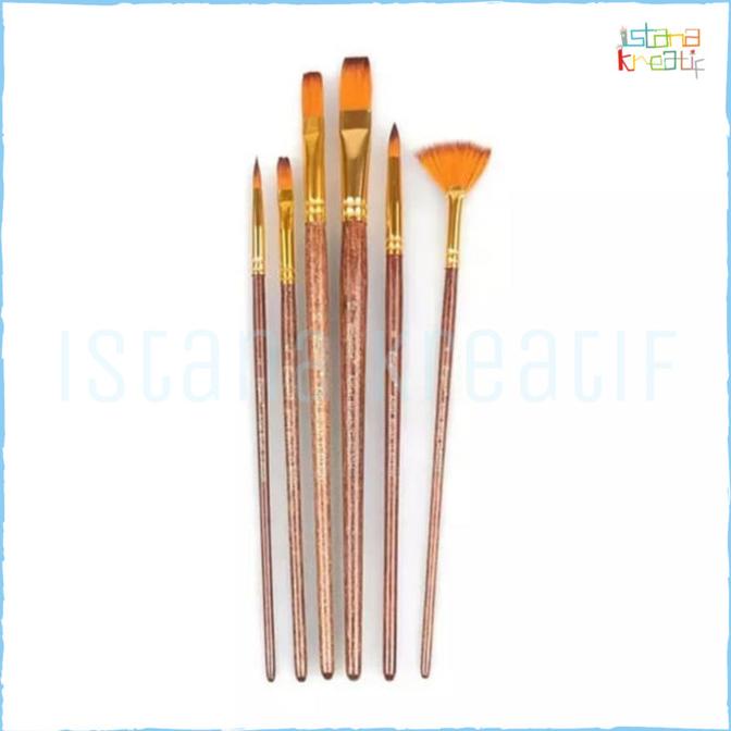 

TERBARU Giorgione Brush Set G-6030H Mix | Kuas Lukis Set 6/CAT AKRILIK SET/CAT AKRILIK SET 24 WARNA/CAT AKRILIK PASTEL/CAT AIR/CAT AIR LUKIS SET/CAT AIR GIOTTO/KUAS LUKIS 1 SET/KUAS LUKIS KECIL/KUAS LUKIS LENGKAP/KANVAS LUKIS/KANVAS LUKIS SKETSA/KANVAS
