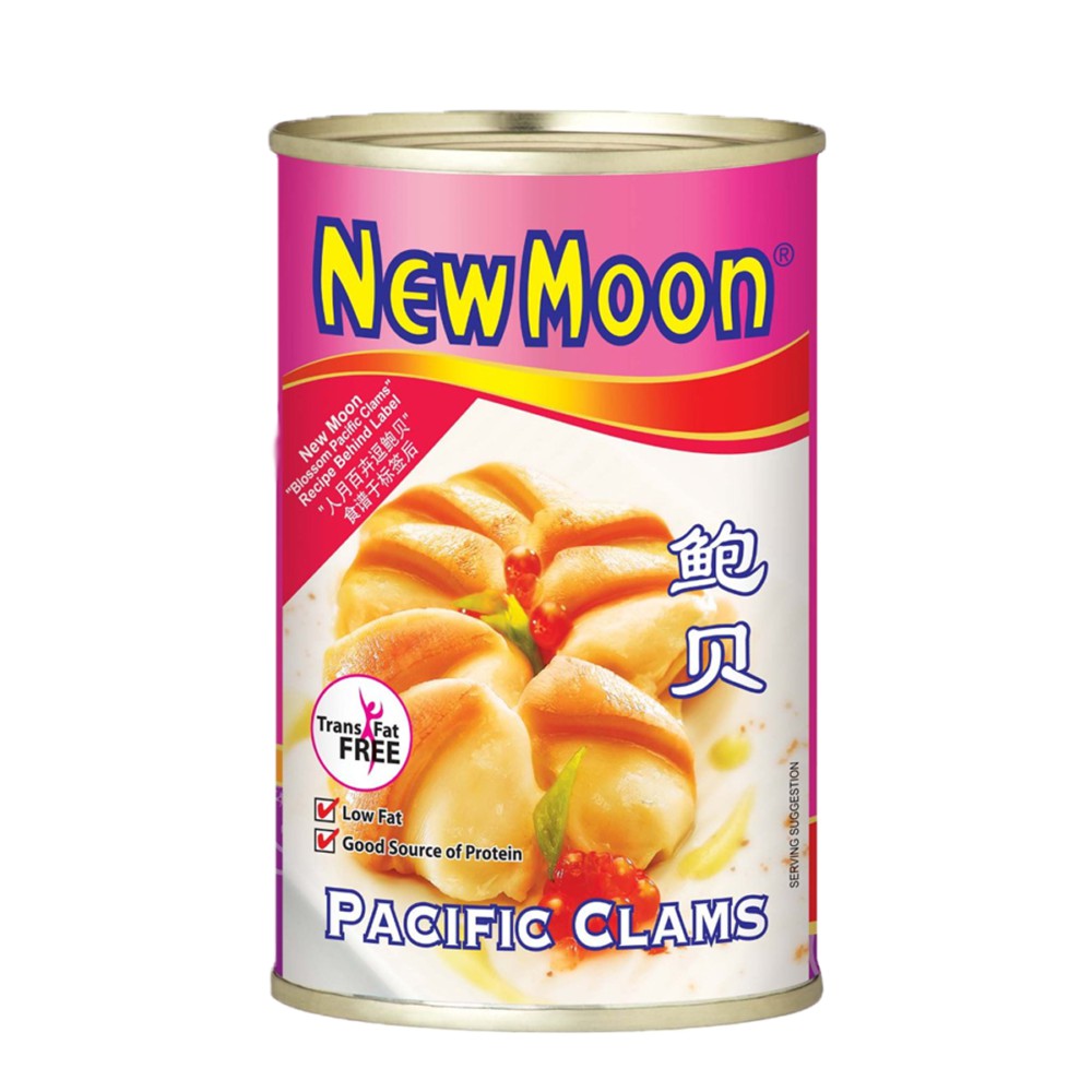 

New Moon Pasific Clams Abalone / Bao Bei 425gr Newmoon