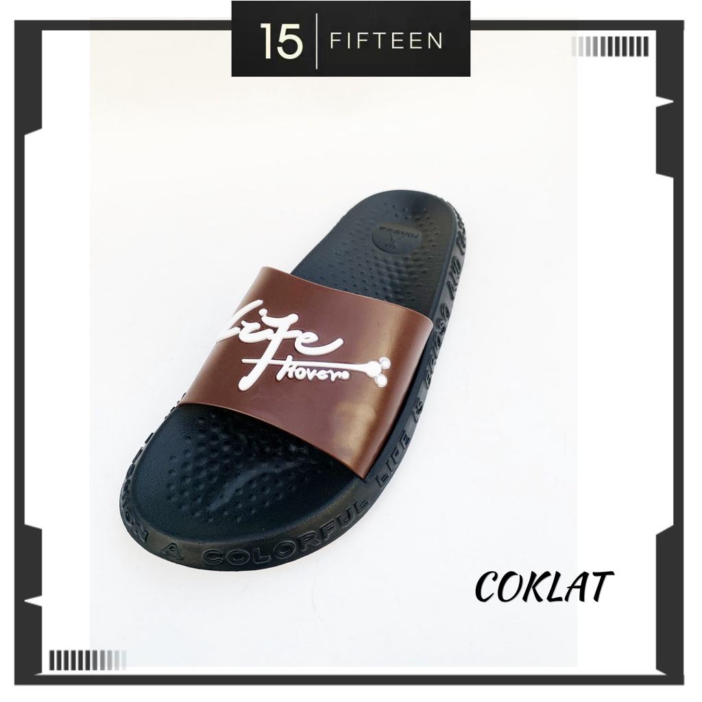 15 SHOP --- Kinbos - POPULAR ! SENDAL SELOP sendal pria slip on 9135