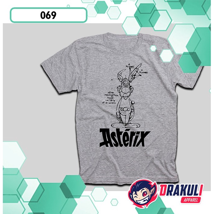 T Shirt 069 Asterix Sketch