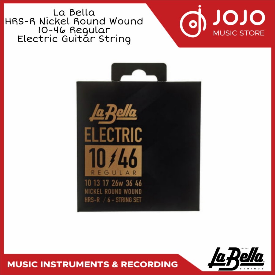 LaBella HRS-R 10-46 Electric Guitar Strings Regular USA / Senar Gitar Original