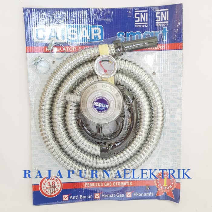 Selang paket gas CAISAR / selang+regulator gas CAISAR SNI