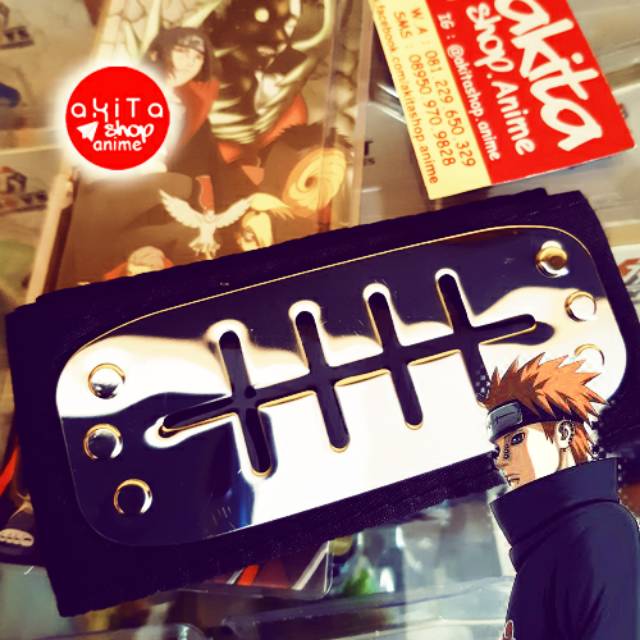 Headband Ikat Kepala Akatsuki Pain
